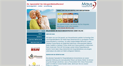 Desktop Screenshot of maus-medizintechnik.de